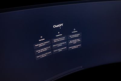 ChatGPT interface on computer screen